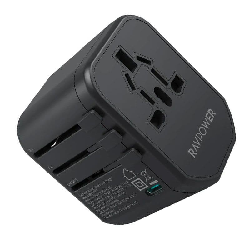 RavPower RP-PC1033 Home Charger 3-PIN Adapter 20W - Black