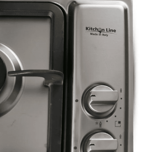 Kitchen Line Built-in Gas Hob, 60 cm, 4 Burners, Heavy Duty, ZP. GN4014 - Silver