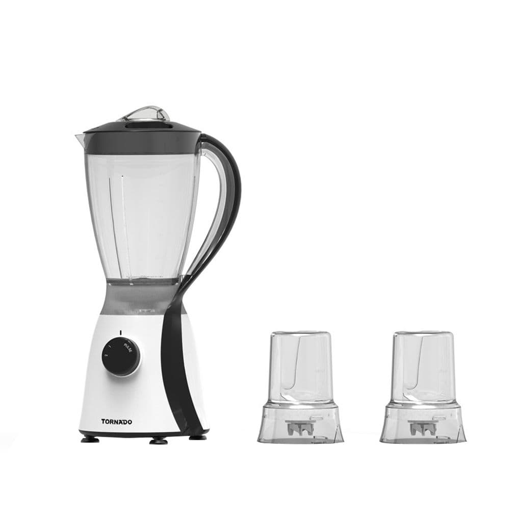 Tornado Blender, 600 Watt, 2 Mills, TB600/2 - Black White