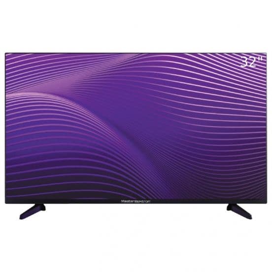 Master Electron Frameless TV, 32 Inches, LED, HD Resolution, ME-6000 - Black