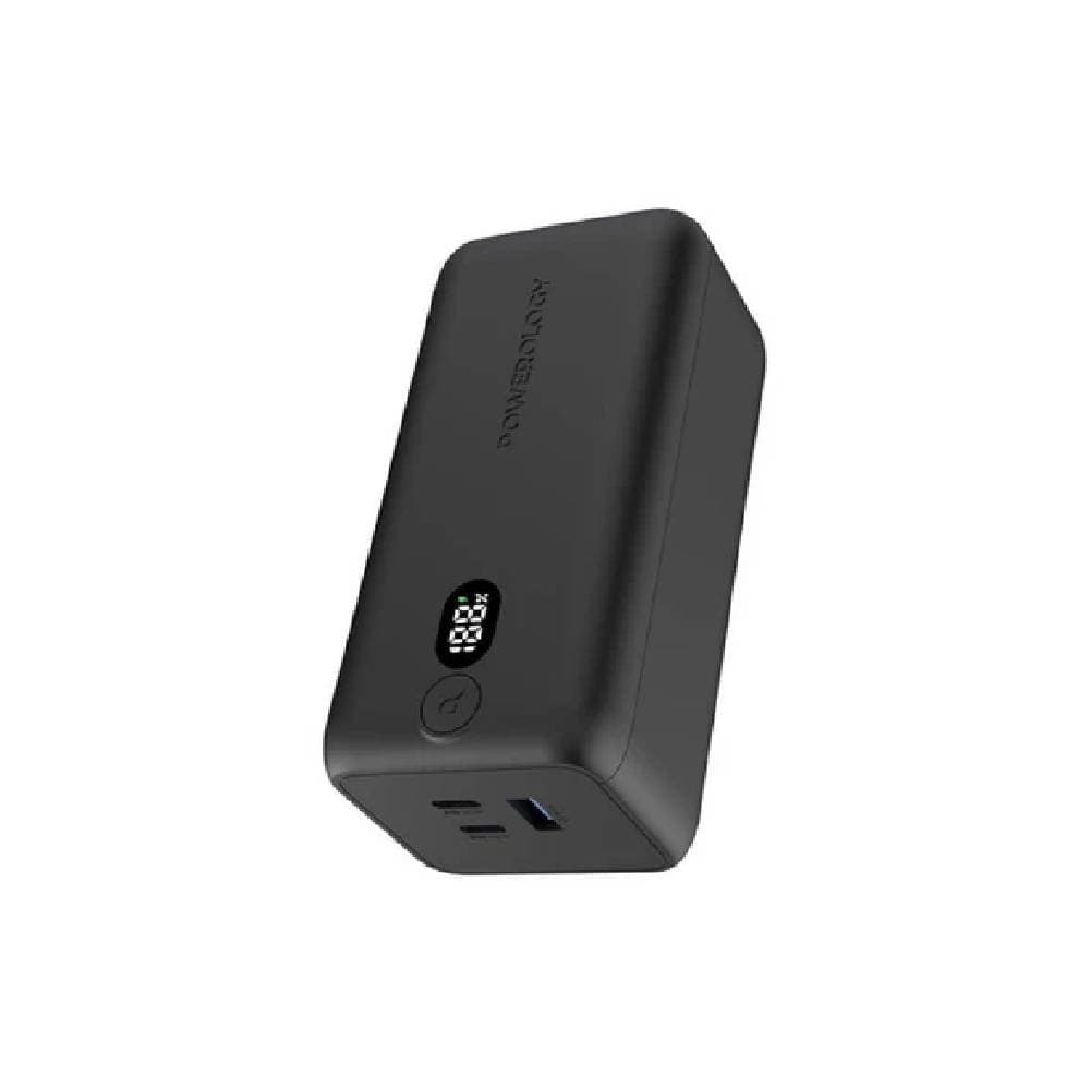 باورولوجي باور بانك أونيكس 65 واط، 20000 مللي أمبير/ساعة - أسود