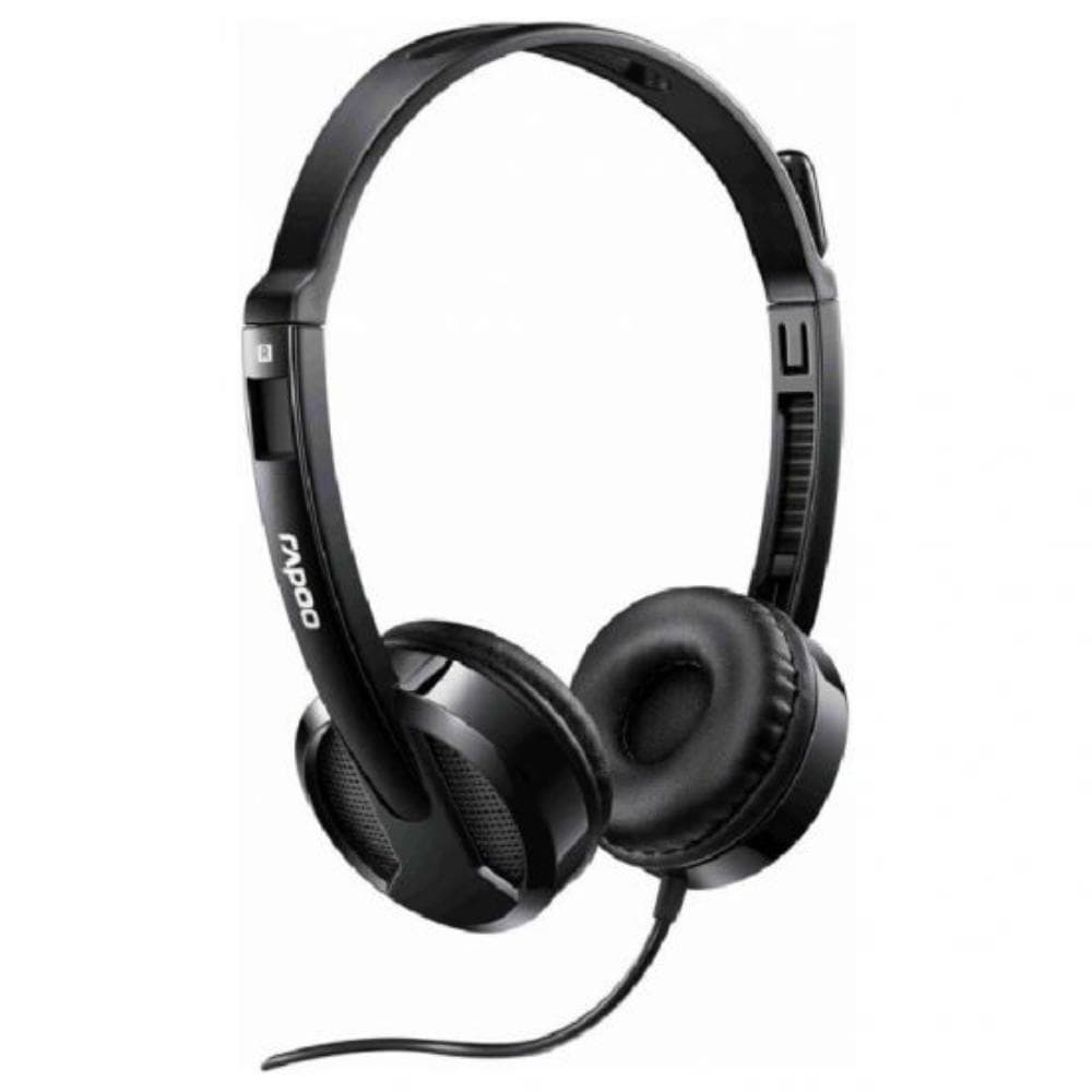 Rapoo H100 Wired Stereo Headset - Black