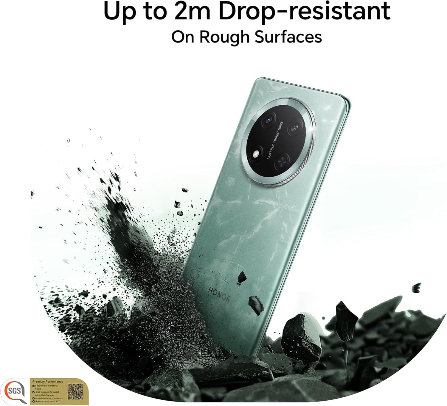Honor X9C Dual SIM, 256GB, 12GB RAM, 5G - Jade Cyan (Local Warranty)