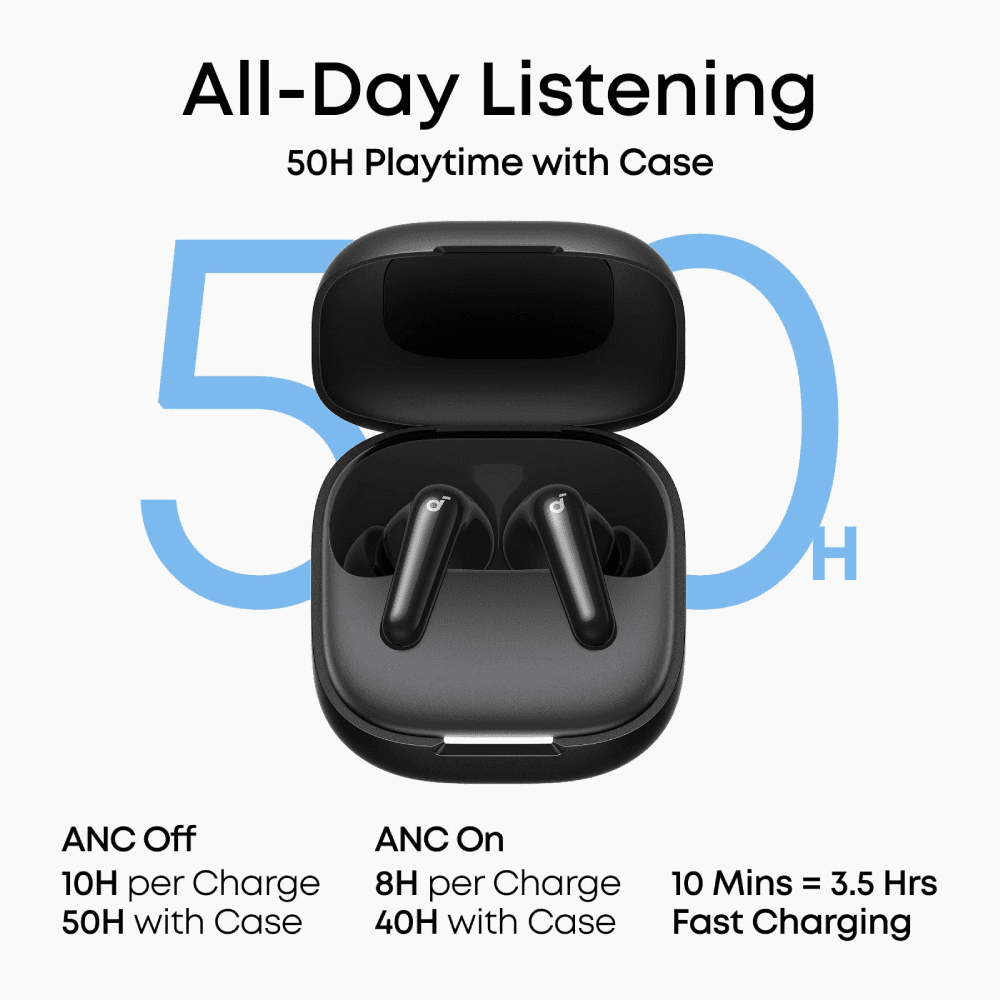 Anker soundcore P31i Wireless Earbuds - D1202Z11 - Black