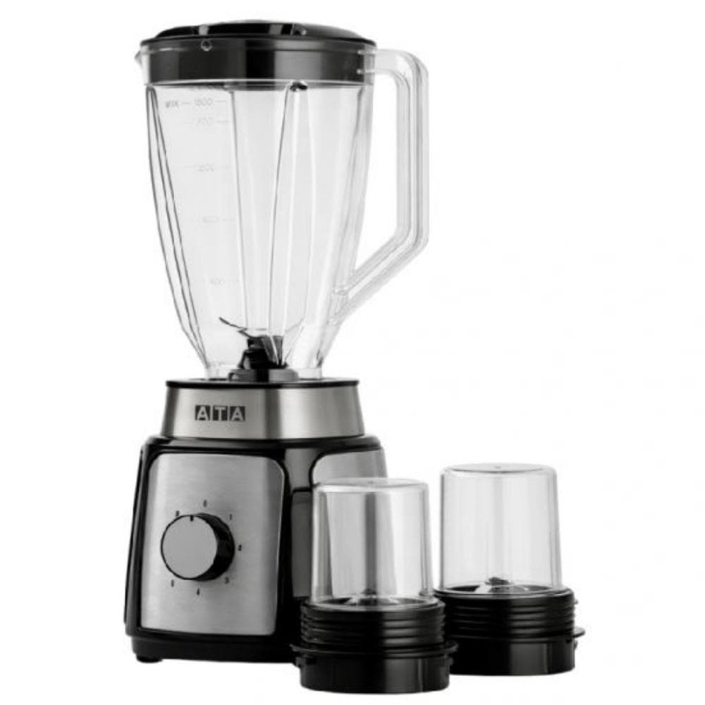ATA Electric Blender 1.8L, 1000 watt, 4 Speeds - Black