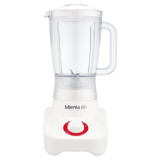 Mienta Blender, With 2 Mills, 1.5 Liter, 600 Watt, BL1221A - White