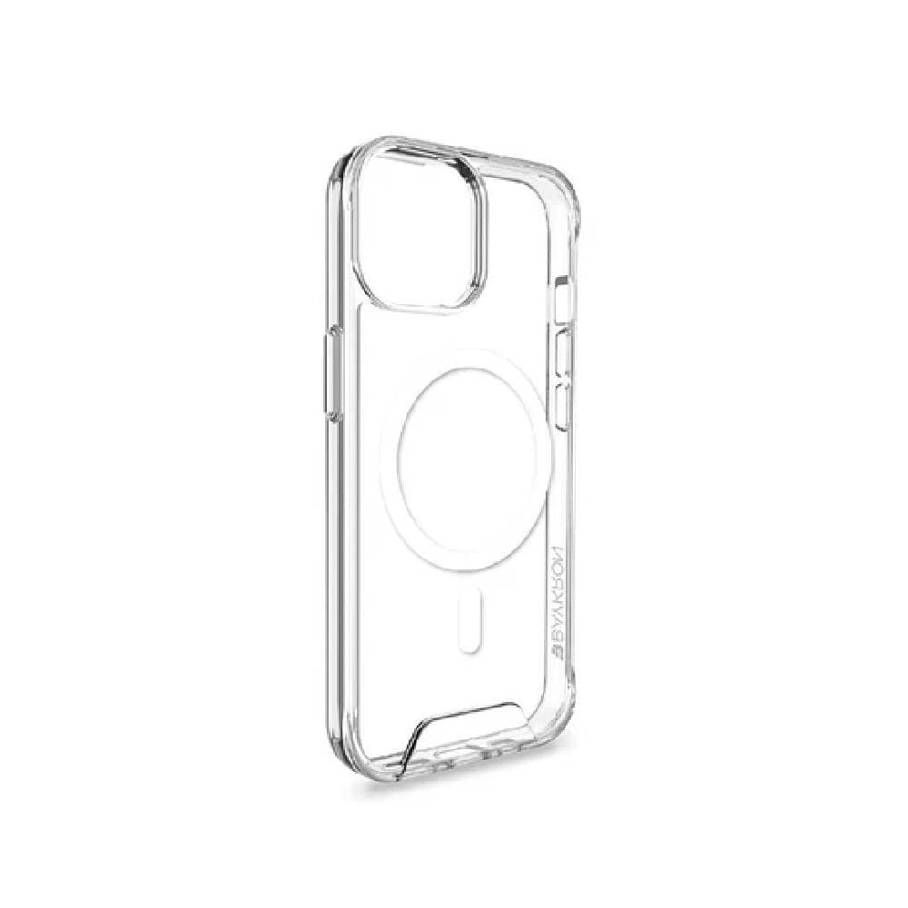 جراب بايكرون لهاتف iPhone 15 Smart Slim X شفاف مقاوم للصدمات، حماية 360 درجة - شفاف