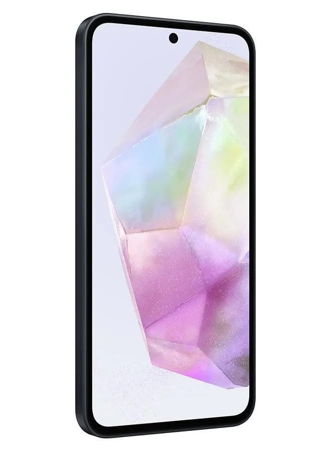 Samsung Galaxy A35 Dual SIM, 128GB, 8GB RAM, 5G - Black, One Year Local Warranty