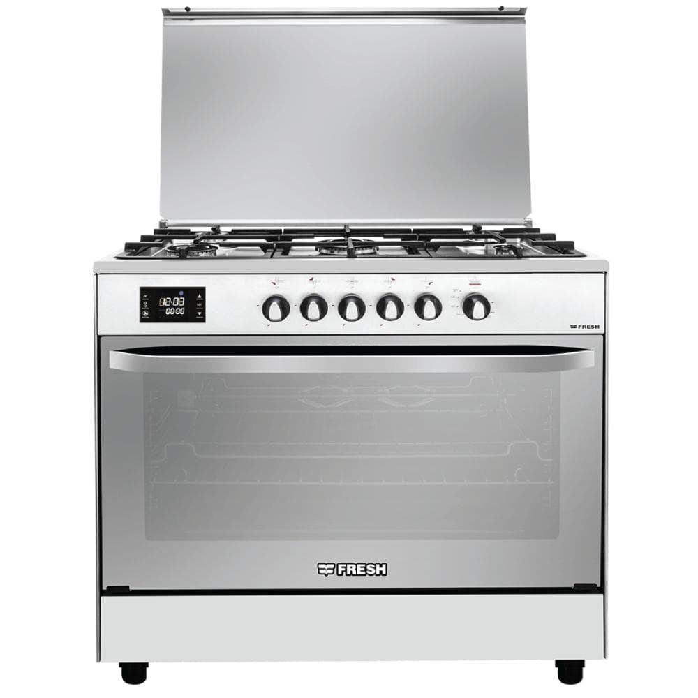 بوتجاز غاز فريش Hammer Hydraulic، 5 شعلة، 90 سم، ستانلس ستيل - Fresh-500016949