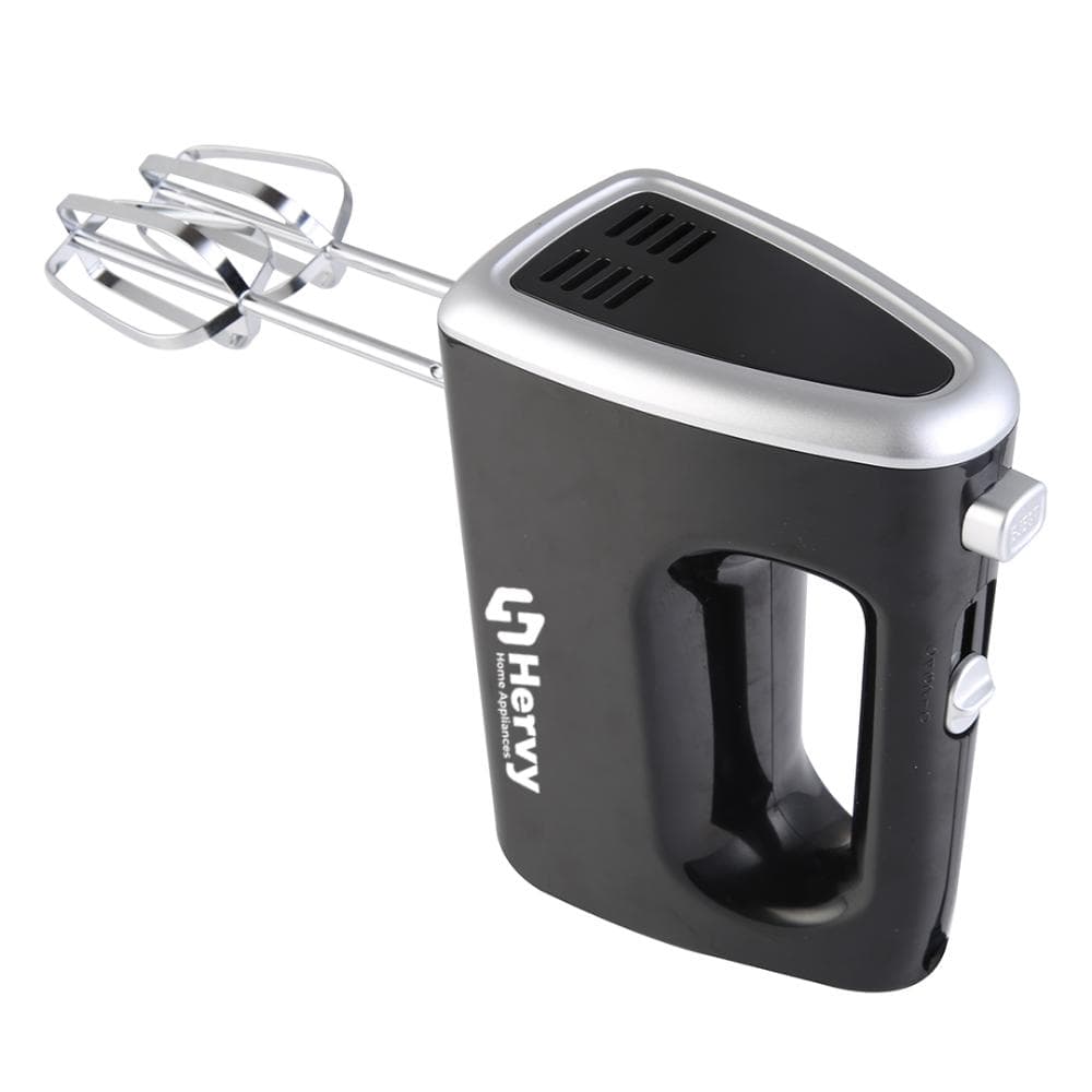 Hervy Hand Mixer, 400w, 5 Speed - Black, Hm-001