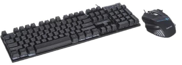 MediaTech USB Gaming Keyboard and Mouse MT-G999- Black