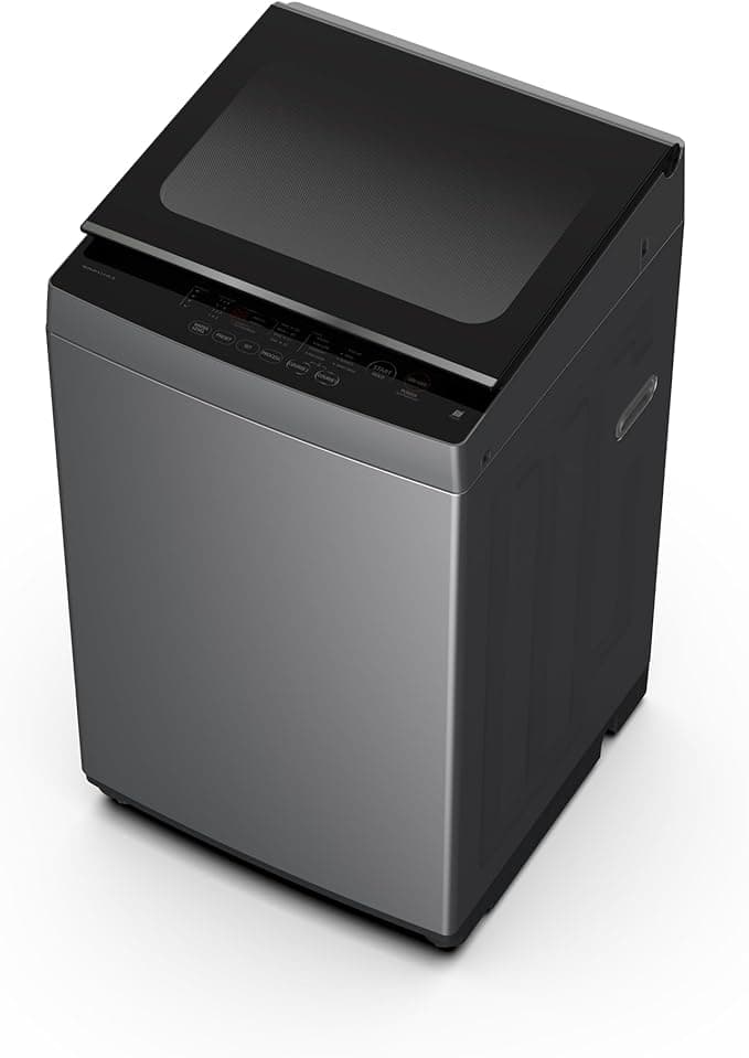 Toshiba Washing Machine, Top Load, 8 kg, AW-M801APEG(SG) - Silver