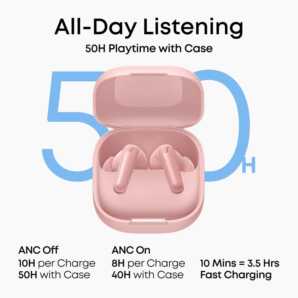 Anker soundcore P31i Wireless Earbuds - D1202Z51 - Pink