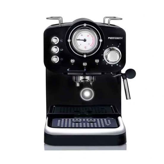 Mediatech | Espresso Coffee Machine, 1100 Watt, 1.2L - Black, MT-CM301