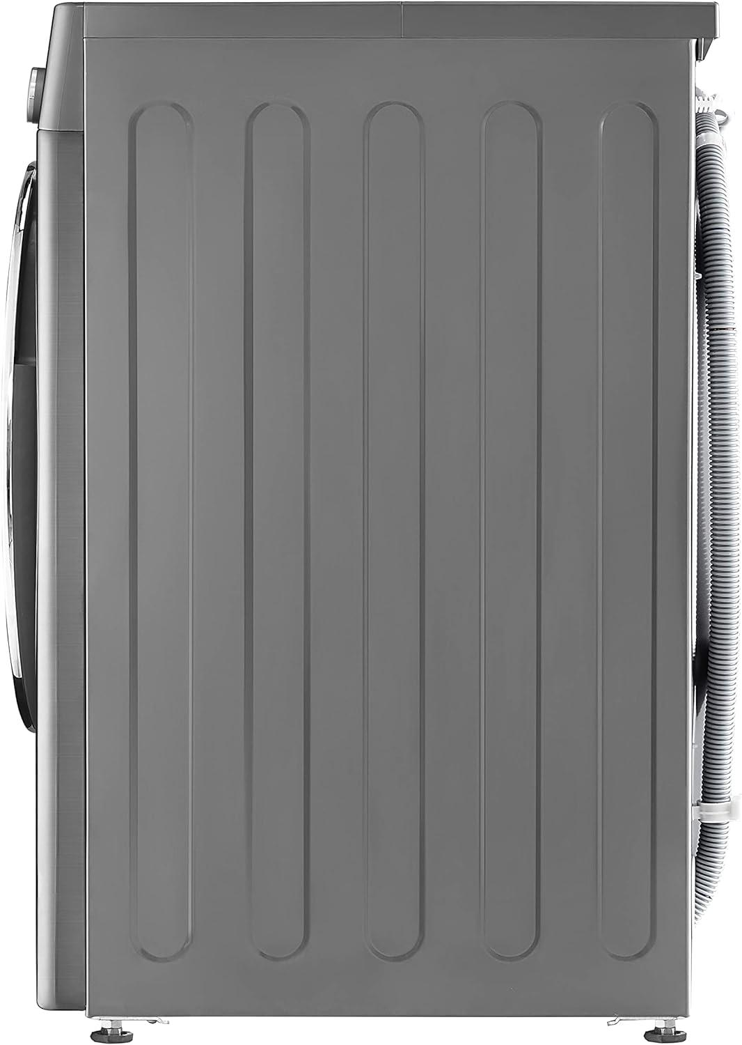 LG I Vivace Front Load Automatic Washer, AI DD technology, 8 Kg - Silver, F4R5TYG2T