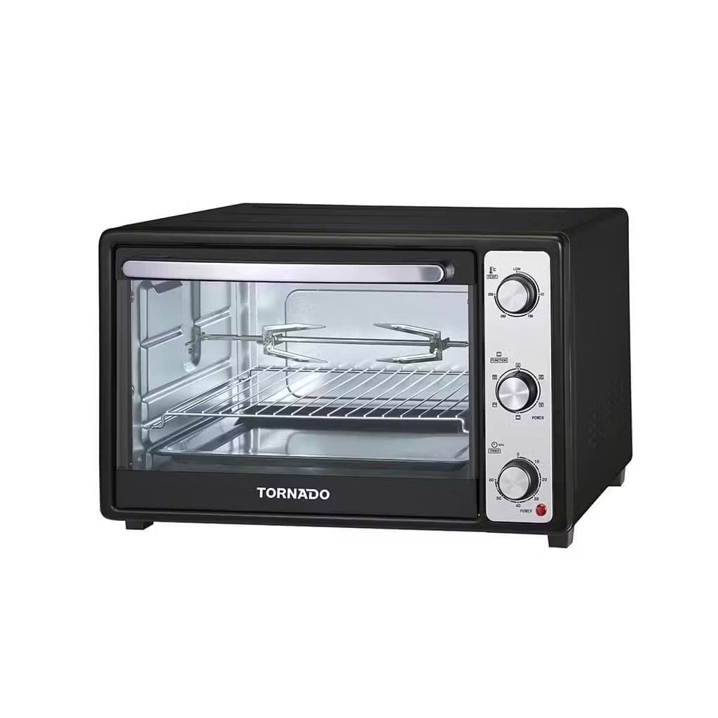 Tornado Electric Oven, 46 Liters, 1800 Watts, Grill - Black, TEO-46NE(K)