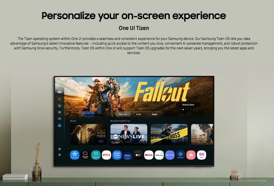 Samsung 55 Inch Crystal UHD 4K Smart LED TV with Wi-Fi & Bluetooth – UA55U8000FU