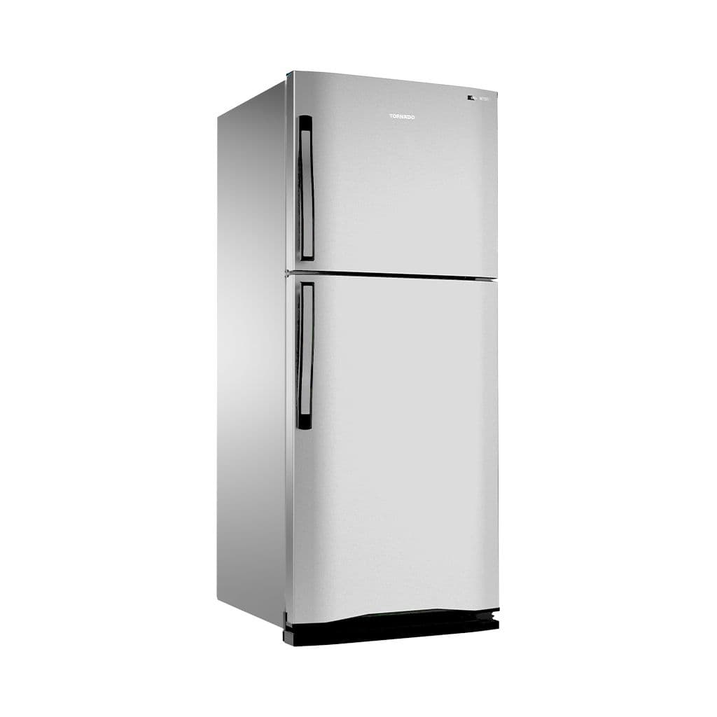 Tornado No Frost Refrigerator, 2 Doors, 355 Liters, Inverter, RF-40FTXV-SL - Silver