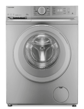 product-Toshiba Front Load Automatic Washing Machine, 9Kg, Inverter Motor, Silver - TW-BL100A4EG(SS)