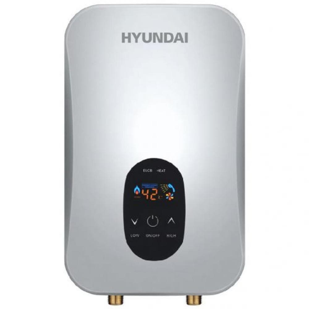 HYUNDAI Instant Electrical Water Heater, Digital, 9KW, Q0490A - Silver