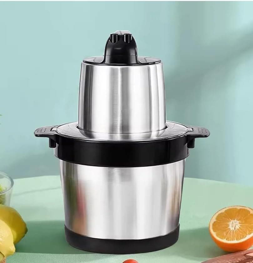 City Meat Grinder, 1500 Watt, 8 Liter, HMA-1016 - Silver Black