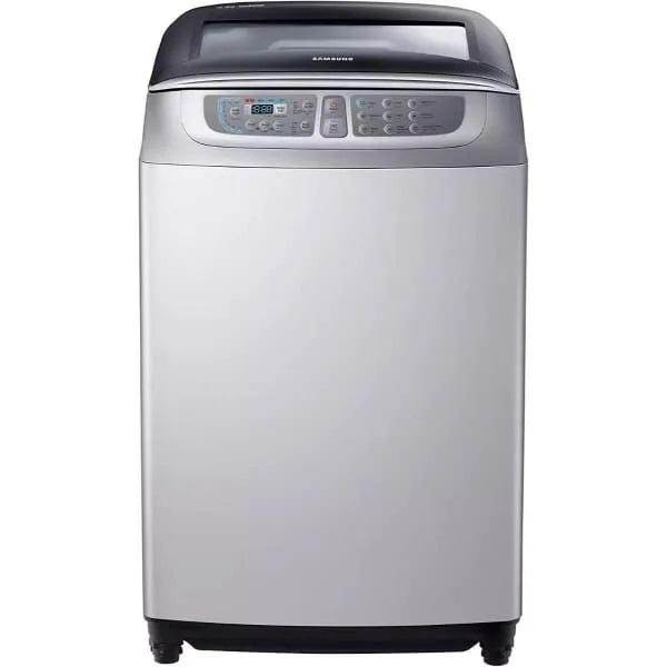 Samsung Digital Top Load Automatic Washer, 14 Kg - Silver, WA14F5S4UWAUAS