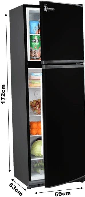 Penguin  Defrost Refrigerator 340 Liters 2 Doors Black FG390-BK