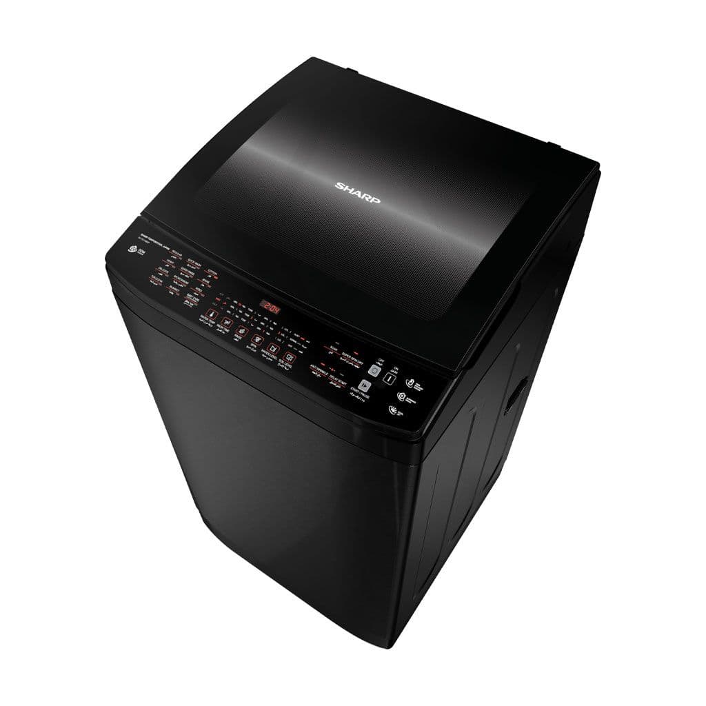 Sharp Washing Machine, 11 kg, DDM inverter, with Pump - Black, ES-TD11GBKP