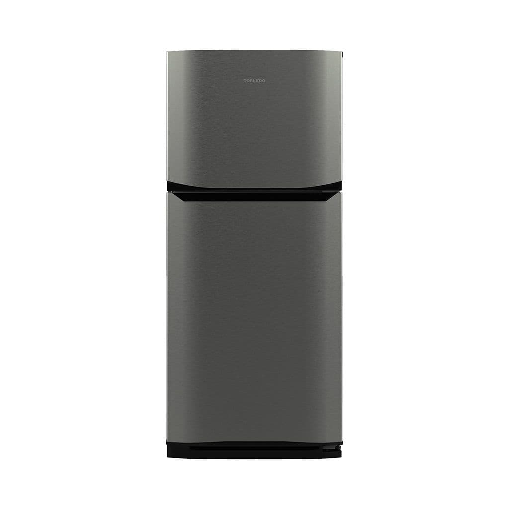 Tornado No Frost Refrigerator, 2 Doors, 304 Liters, RF-33FT-DST - Silver