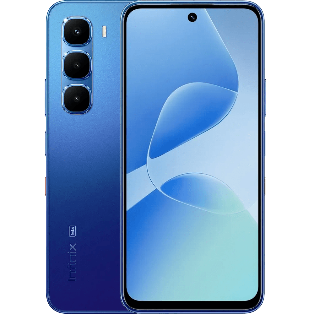 Infinix Hot 60 Dual SIM, 128GB, 6GB RAM, 5G - Shadow Blue