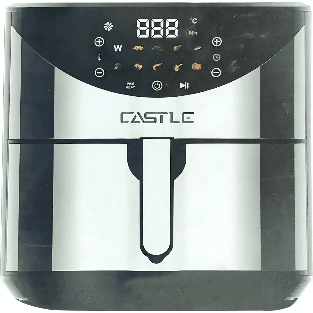 قلاية هوائية كاسيل، 10 لتر، 2200 وات ، شاشة ديجيتال، تاتش، AFS1210 - فضي