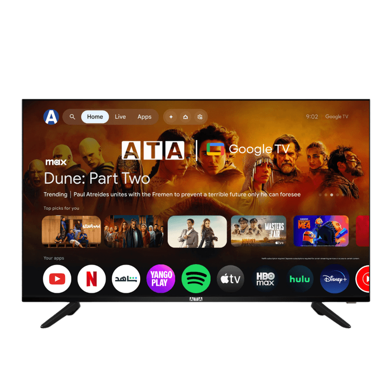 ATA FHD GOOGLE TV 43 Inch Frameless - ATA43FOG