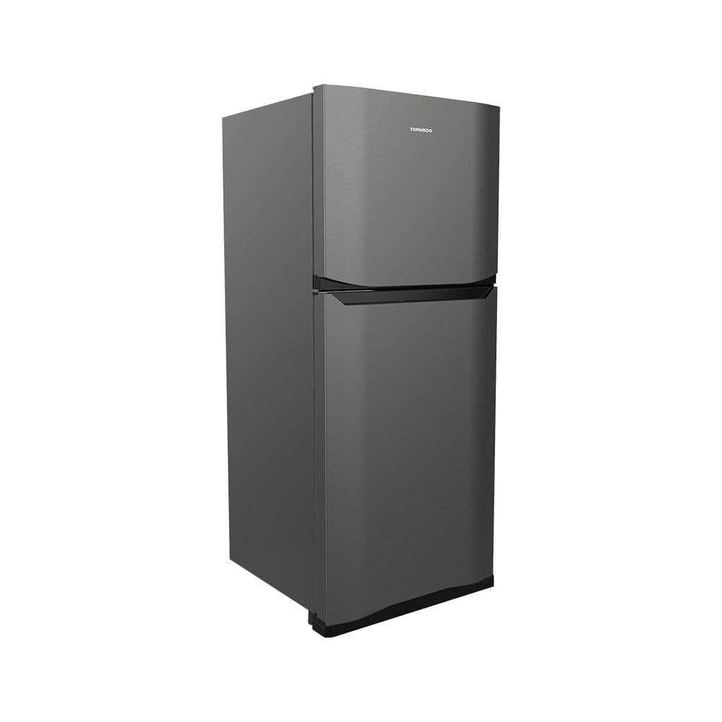 Tornado No Frost Refrigerator, 2 Doors, 304 Liters, RF-33FT-DST - Silver