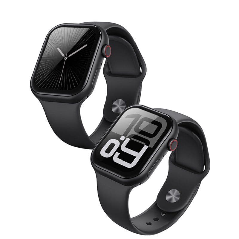 USAMS Smart Watch for Unisex, 2.01 inch, Black - ZB325