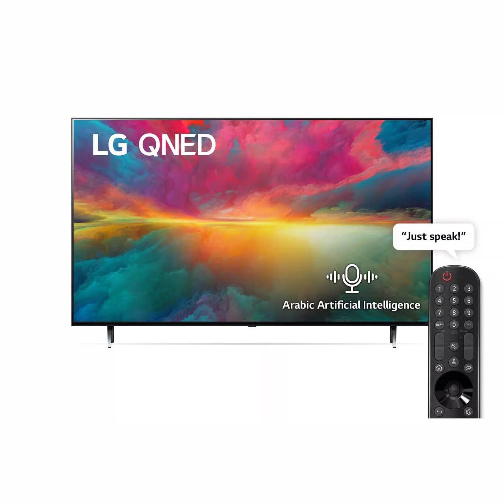 product-LG I Smart TV, QNED, 55 Inches, 4K Ultra HD, Built in Reciver - Black, 55QNED756RB