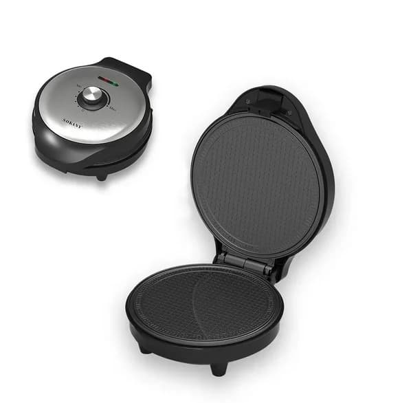 Sokany 750W Black Ice Cream Cone and Waffle Maker