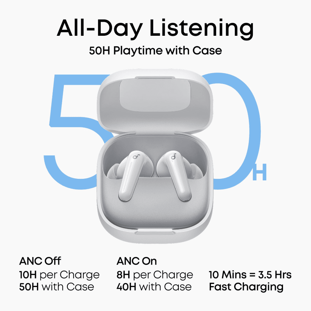 Anker soundcore P31i Wireless Earbuds - D1202Z21- White