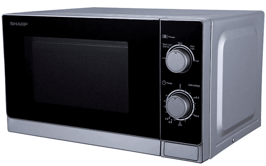 product-Sharp | Solo Microwave, 20 Liter, 800 Watt - Silver, R-20CR(S)