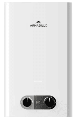 product-Armadillo Gas Water Heater, 10 Liters, Digital Display, White, ARM-HA-GAS-H-WH-0010