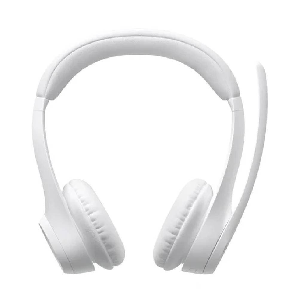 Logitech Zone 300 Wireless Bluetooth Headset With Noise - Cancelling Microphone - 981-001407-White