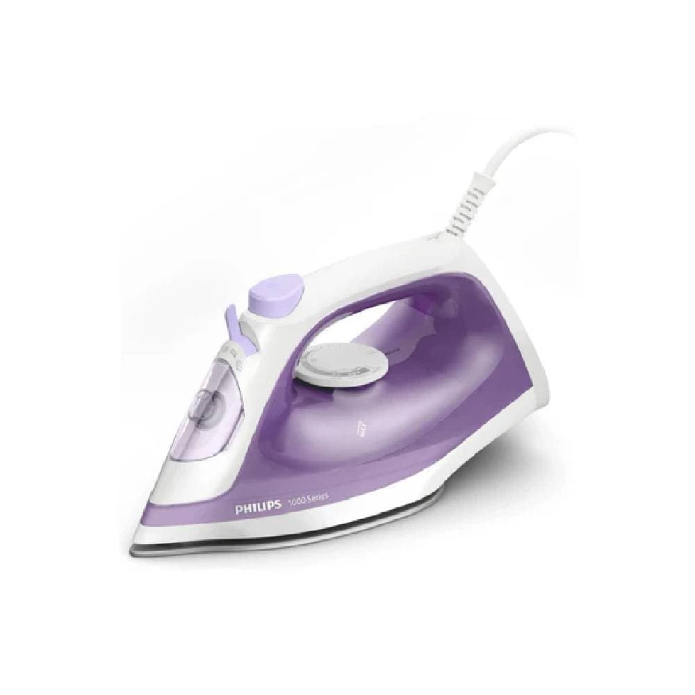 مكواة بخار فيليبس سيريز ١٠٠٠، ١٨٠٠ واط - أبيض بنفسجي، DST1020/36