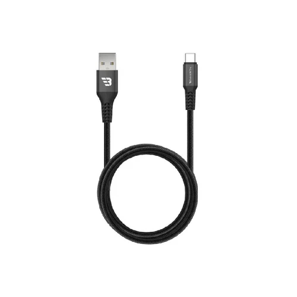 BayKron Premium Cable 15W USB-A to USB-C Charge and Sync 3M - Black