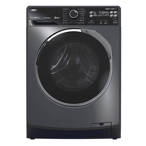 product-Zanussi Steammax Inverter Washing Machine,8 Kg, Dark Grey-ZWF8221DL7