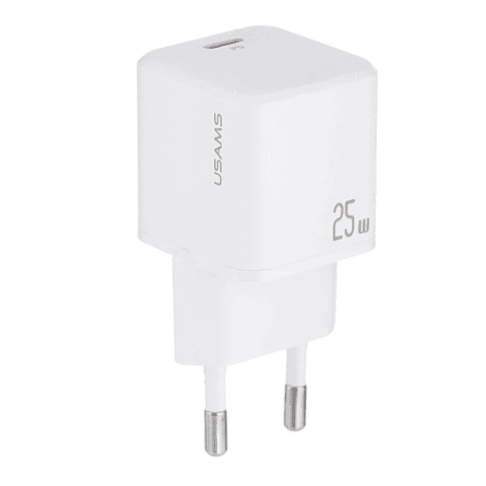 شاحن يوسامز CC289 Gan Mini شحن سريع Type-C PD 25W - أبيض