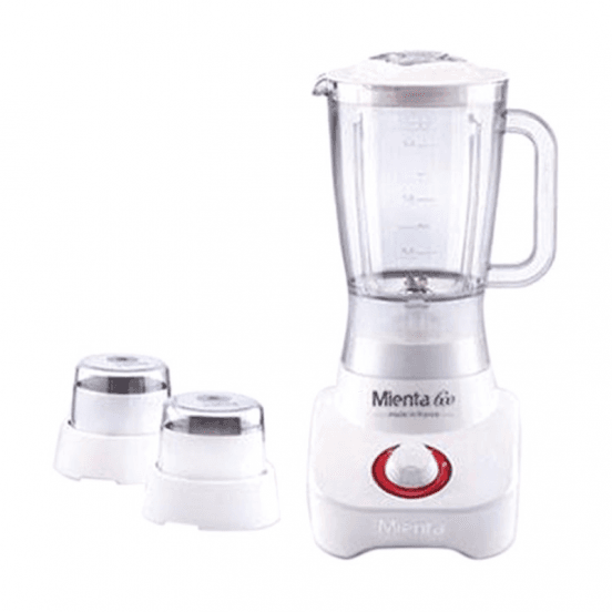 خلاط ميانتا، مع مطحنتين، 1.5 لتر، 600 واط، BL1221A - أبيض
