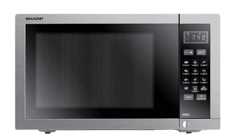 product-SHARP Microwave Grill 34 Liter 1000 Watt 9 Menus Stainless