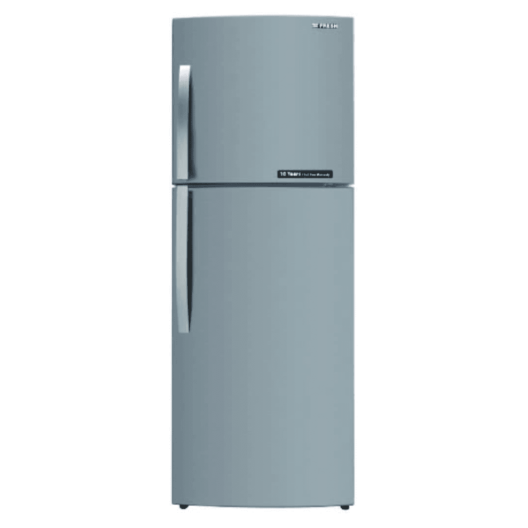 Fresh No Frost Refrigerator, 2 Doors, 369 Liters, with Handle, FNTB400KT - Silver