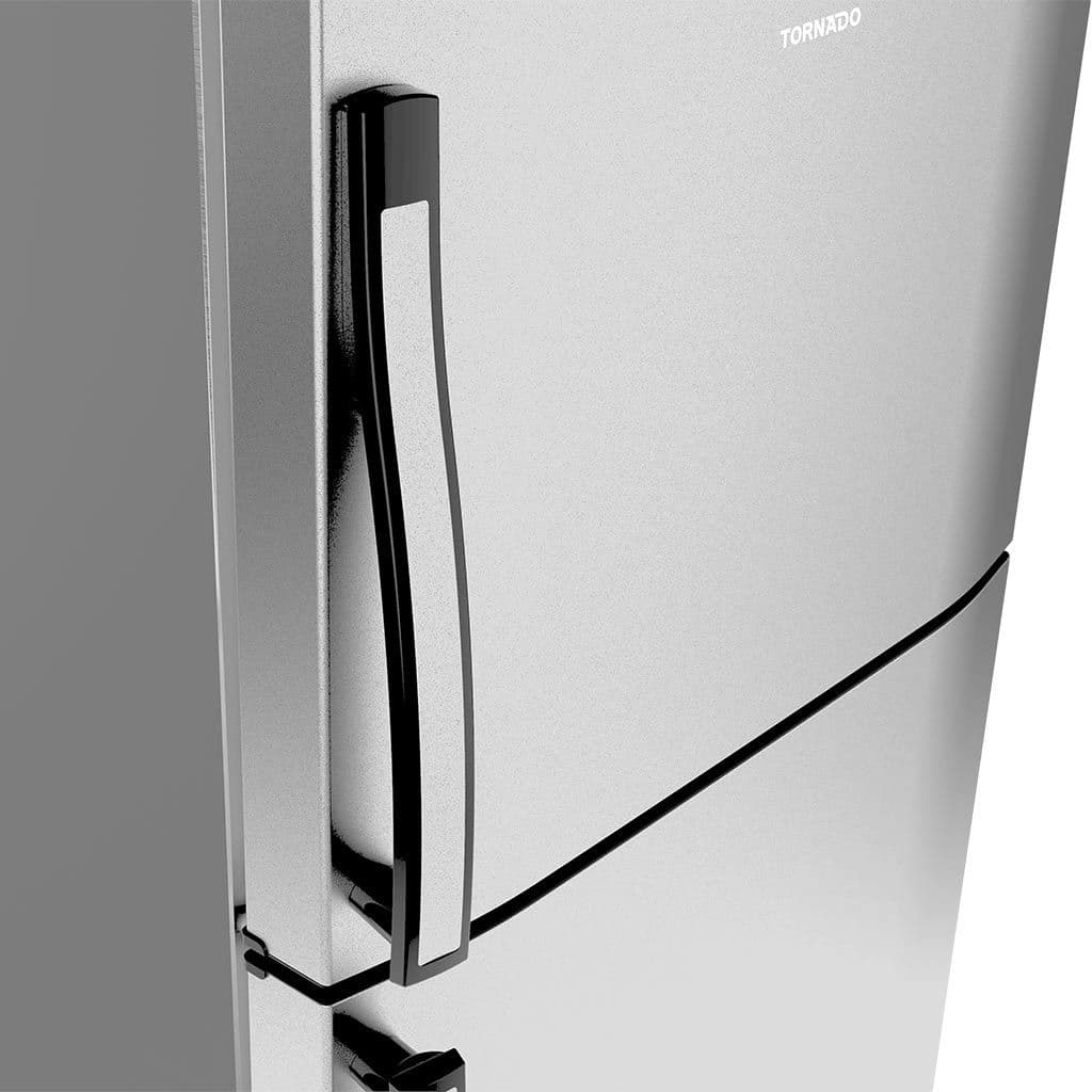 Tornado No Frost Refrigerator, 2 Doors, 355 Liters, Inverter, RF-40FTXV-SL - Silver