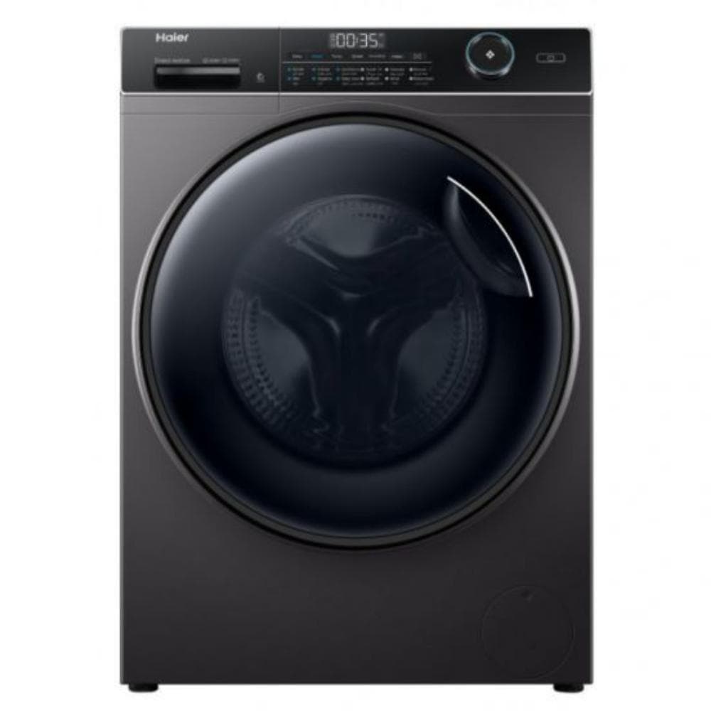 غسالة ملابس هاير، تحميل أمامي 8 كجم، إنفرتر تكنولوچي، HW80-B14959S8TU1 - فضي غامق