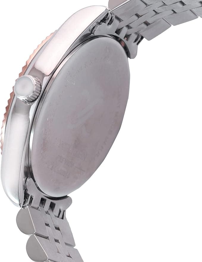 Daniel Klein Casual Analog Watch for Women, Stainless Steel Strap - Silver Gold, DK.1.13039-6